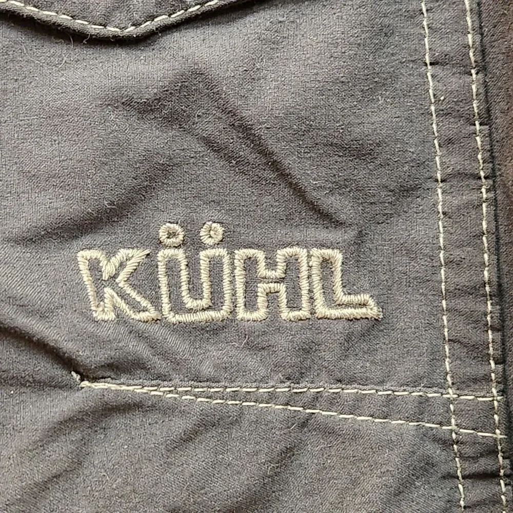 Kuhl Pants Men's 38x30 Dark Gray Cargo‎ Performance Hiking Outdoors Utility